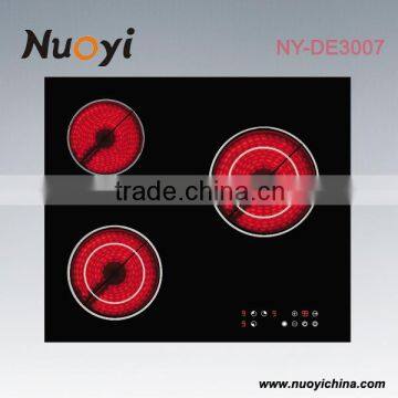 Convenient Black Ceramic Panel Large Induction Cooker With Knob Control photo-6