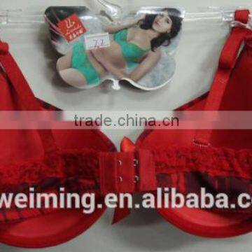 Fashion Design Hot Red Bra photo-2