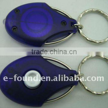 Plastic LED keychain