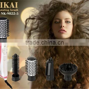 NIKAI 5 in 1 Automatic Electric Hair Styling Brush Rotating Electric Hot Air Brush