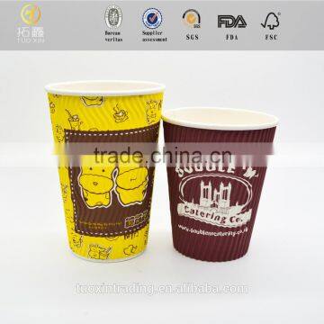 FDA certified single wall paper cup for hot drink cups