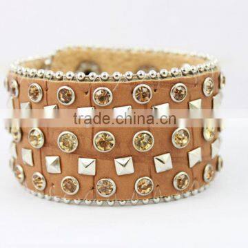 2014 Popular Hot Sale New Arrival Leather Bracelet With Cheap Price