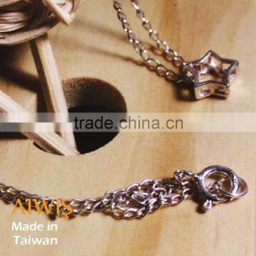 Manual Five Pointed Star 925 Silver Necklaces Jewelry photo-4