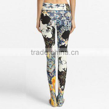 2016 New Sublimation Yoga Pants/colorful Sublimation Yoga Capri/women Sexy Legging photo-4