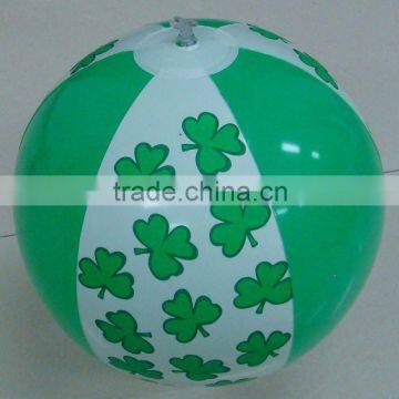 lucky clover beach ball toy inflatable