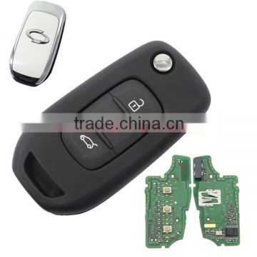 New arrival Original Renault 3 button remote key with 433MHz