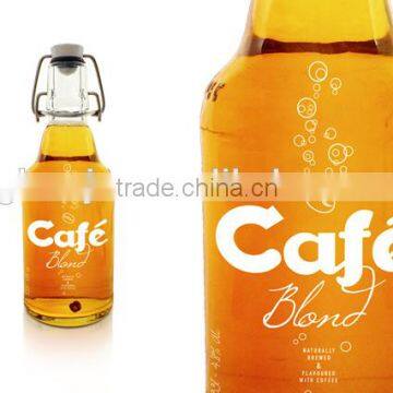 250ml Glass Coffee Milk Bottle With Swing Top