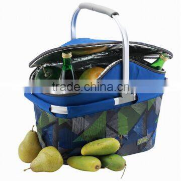 Folding Aluminum Cooler Bulk Picnic Baskets