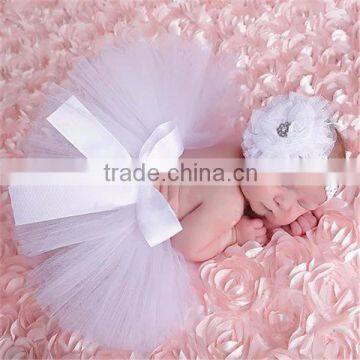 Various Colors Newborn Photo Prop Crochet Girls Ruffle Outfits photo-3