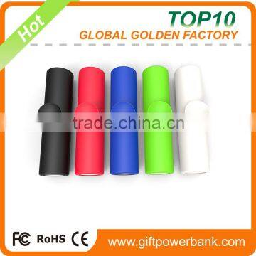 Round portable mobile mini power bank 2600mah for smartphone