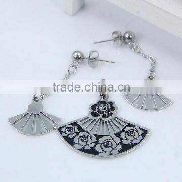 personality Rose pendant classical style pendants necklace fan shape pendants