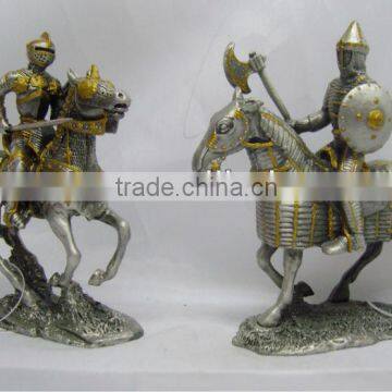 Pewter Knights Armor, Warrior Statues, Soldier Statues