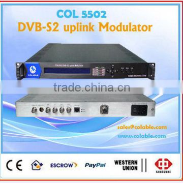 COL5502 qpsk 8psk rf dvb-s dvb-s2 modulator, dvb-s2 bch encoder and modulator