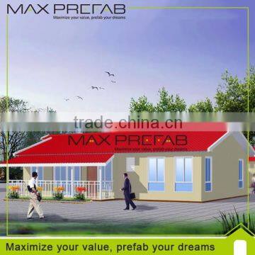 Fast construction steel structure prefab villa house