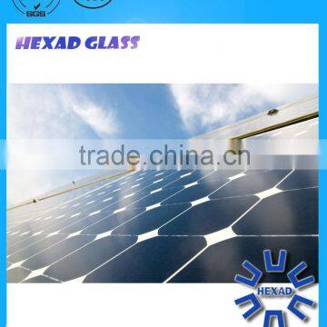 High Light Transmittance solar panel cover glass thickness 3.2mm with ISO Certificate