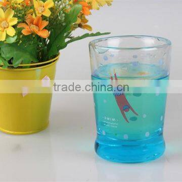 New Arrival Wholesale Customized Logo Double Wall Glass Cup For Coffee Tea Drinking