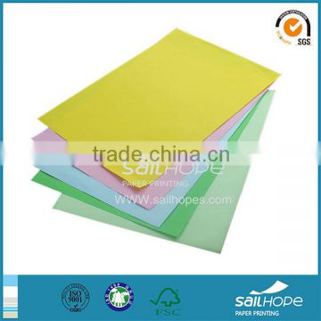 Wood pulp paper color A4 folding paper supply