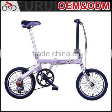 popular 16 inch Alloy mini folding bike folding bicycle for sale