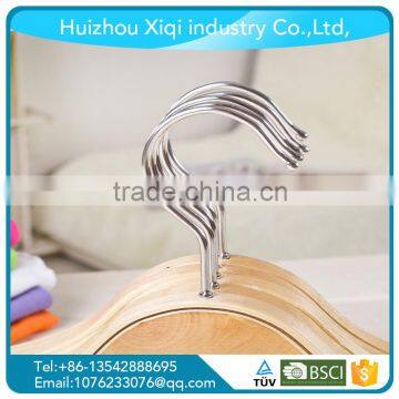 Wooden Cloth Hanger/Jacket Hangers,wood Hanger Machine,wonder Hanger Nickel-Plated Hook, Natural Finish photo-6