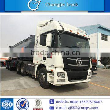 High performance 23cbm tri-axle chemical liquid semi trailer