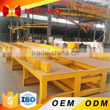 Guangzhou MAOWO Hot Sale 3 Axle 40ft Flatbed Container Semi Trailer Price photo-6