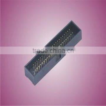 1.27 mm (0.500") Pitch 12 Pin Header Connector RIGHT/VERTICAL ANGLE, DOUBLE ROW