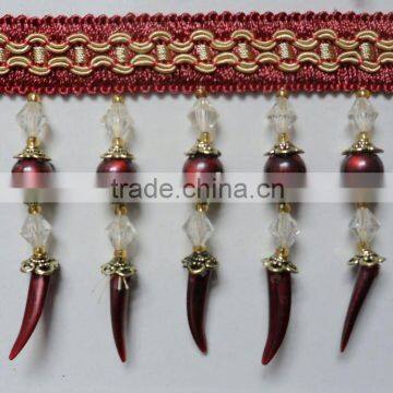 Acrylic Beaded Fringe Trim
