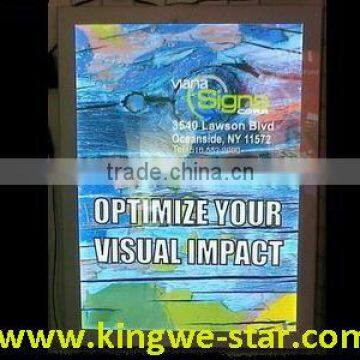 Advertising magnetic LED light box