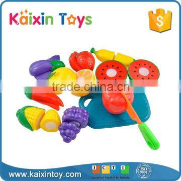Funny Cooking Toys Miniature Kids Plastic Cut Fruit Set