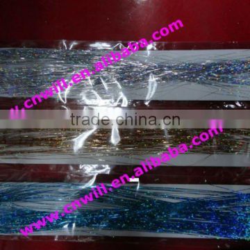 wholesale hair tinsel clip in hair tinsel hair bling tinsel