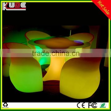 Rotomolding Modern Outdoor LED Furniture/Garden RGB Glowing Furniture Used in Yard