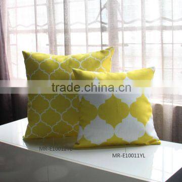 Elegantt Yellow Square Pillow