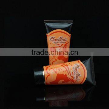 shinny mirror surface test flip top cap hdpe cosmetic tube