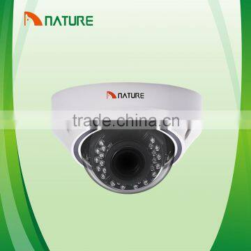 1080PNetwork CCTV IP Dome Camera with DC12v, AC24v, POE, Vandalproof 1K10