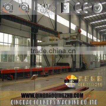 Q69 Series Steel Plate Pretreatment Line Shot Blasting Machine Including Painting And Drying System photo-5