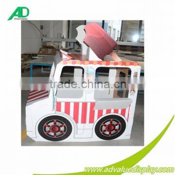 kids playhouse ec-friendly paper folding playhouse children custom toy car