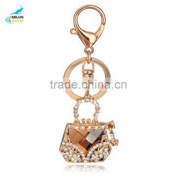 2016 ladies fashion handbags gifts wholesale rhinestone key chain