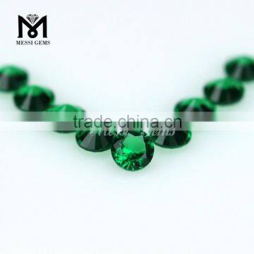 Hot Sell Round 3.0 Green Nano Crystal Glass Stone