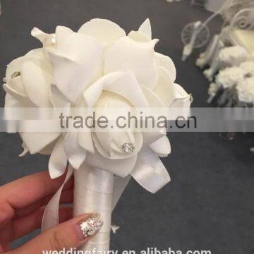 2015 LATEST ARRIVAL Artificial Flowers Fine Design beautiful flower rhineston brooch pins