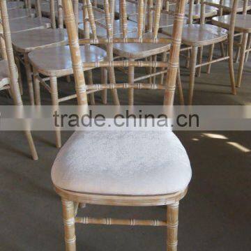 Beautiful Limewash Camelot chair with Hard Cushion