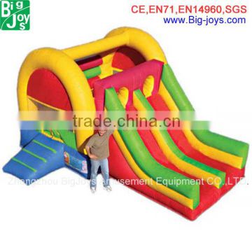 Inflatable mini castle slide combo jumper for kids