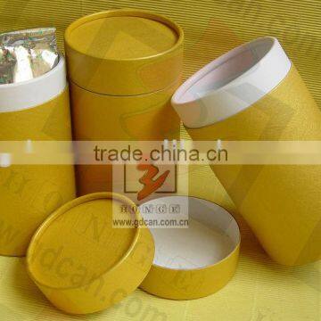 simple round tube paper tea box wholesale