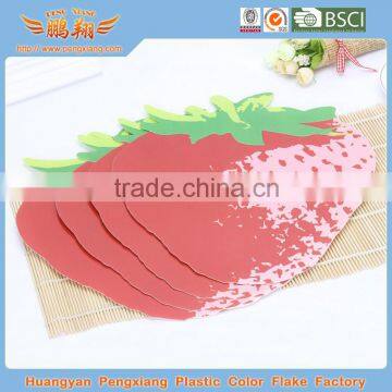 Colorful Wholesale plastic fruit design placemat