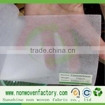 100% polypropylene spunbond non woven fabric for foot cover