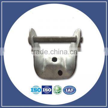 Customized u shaped metal brackets HDG D Iron Bracket D Clevis for power line hardware