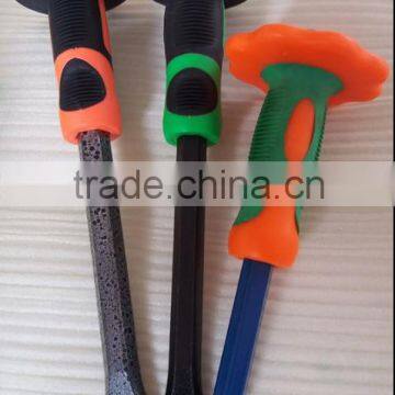 good quality of cold chisel with rubber handle 10"*16 -101