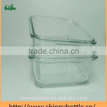 Hot selling rectangular glass crisper