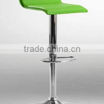 LS-0716 PVC bar stools with high stand and swilvel