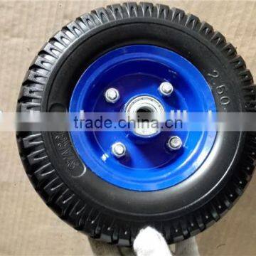 2.50-4 PU Foam Wheel With Metal Rim
