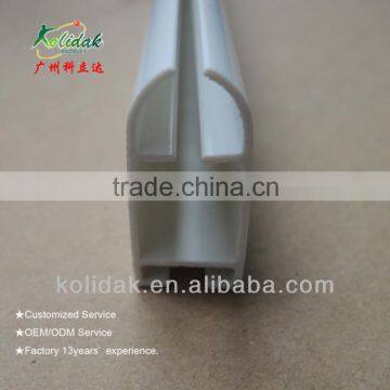 Customized Processing Rigid PVC Plastic Profile Extrusion photo-3
